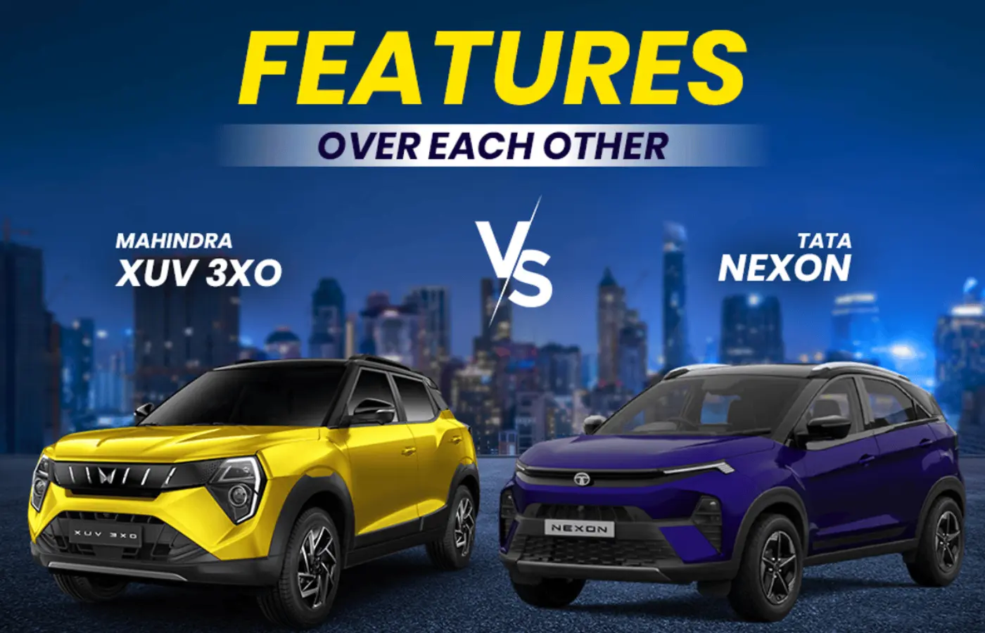 Mahindra 3XO EV vs Nexon EV features